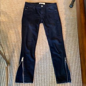 Elizabeth & James Skinny zippered jeans